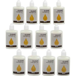 Clear - Multi Glue gel, 12x27 ml