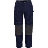 Werkbroek - Zwart - Polyester/Katoen - Ergonomische Pasvorm Met Kniezakken