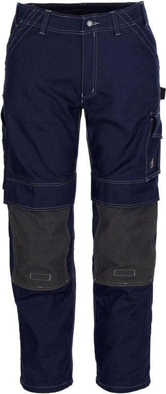 Werkbroek - Zwart - Polyester/Katoen - Ergonomische Pasvorm Met Kniezakken