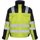 Mascot - Safe Image - Winterjas - Hi-Vis Geel/Marine - 100% Polyester - Ademend, Wind- en Waterdicht