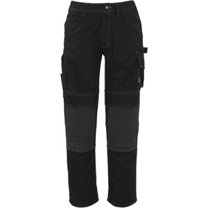Werkbroek - Zwart - 65% Polyester/35% Katoen - Ergonomisch Vormgegeven