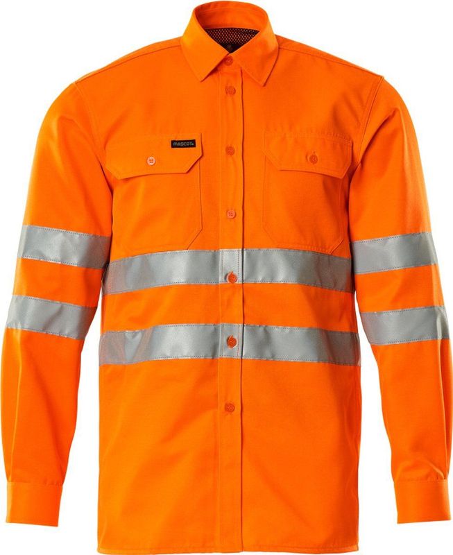 Mascot - Safe Classic Overhemd - Hi-Vis Oranje - Katoen