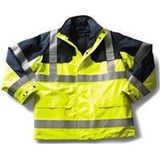 Mascot - Multisafe Parka - Hi-Vis Geel/Marine - Antistatisch, Vlamvertragend, Ademend