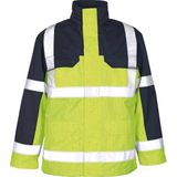 Mascot - Multisafe Parka - Hi-Vis Geel/Marine - Antistatisch, Vlamvertragend, Ademend