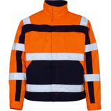 Werkjas - Fluorescerend - Polyester/Katoen - Met Hoge Kraag en Rits