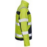 Mascot - Safe Compete - Jas - Hi-Vis Geel/Marine - Polyester/Katoen