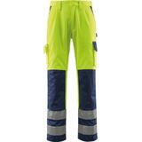 Mascot Safe Compete Broek met kniezakken 07179-470 - hi-vis geel/marine