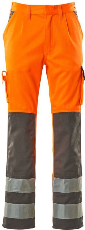 Mascot Safe Compete Broek met kniezakken 07179-860 - hi-vis oranje/antraciet