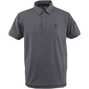 Mascot - Kreta Poloshirt - Rood - Linnen - Kraag met Knoopsluiting