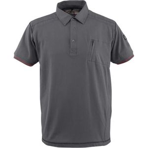 Mascot - Kreta Poloshirt - Rood - Linnen - Kraag met Knoopsluiting