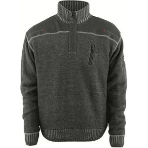 Mascot - Frontline - Gebreide Trui met Korte Rits - Lichtantraciet -