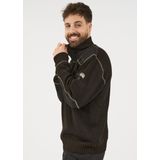 Mascot - Frontline - Gebreide Trui met Korte Rits - Blauwgrijs -