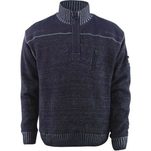 Mascot Frontline Gebreide trui met korte rits 50354-835 - blauwgrijs - XL