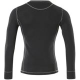 Tricot Hemd - Zwart - 80% Polyester 20% Wol - Vochtregulerend