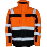 Mascot 09335-880 - Winterjas - Hi-Vis - Oranje/Marine - Ademend en Waterafstotend