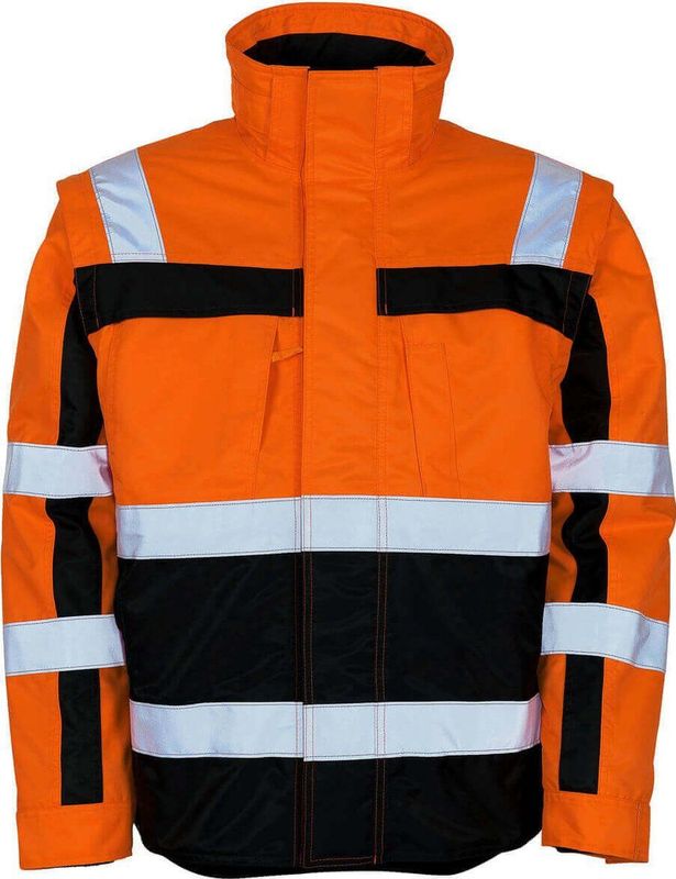 Mascot 09335-880 - Winterjas - Hi-Vis - Oranje/Marine - Ademend en Waterafstotend