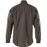 Mascot - Multisafe Overhemd - Donkerantraciet - Antistatisch en Vlamwerend - Katoen/Koolstofvezels