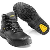 Mascot - F0074-902 Veiligheidsschoenen - Zwart/Geel - PU/Rubber - Vetersluiting