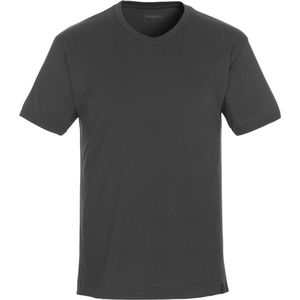 Mascot - T-shirt - Zwart - Katoen - V-hals - Verstevigde Boord