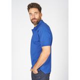 Poloshirt - Zwart - Katoen/Elastaan - Knoopsluiting