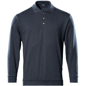 Mascot - Crossover Polosweatshirt - Donkermarine - Gekamd Katoen