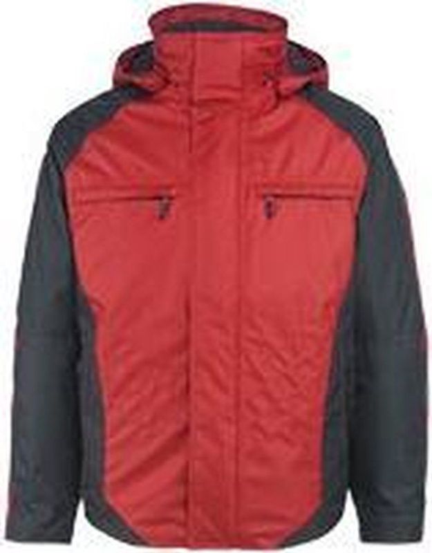 MASCOT® unisex Pilotenjacke Frankfurt rot, schwarz Größe XS