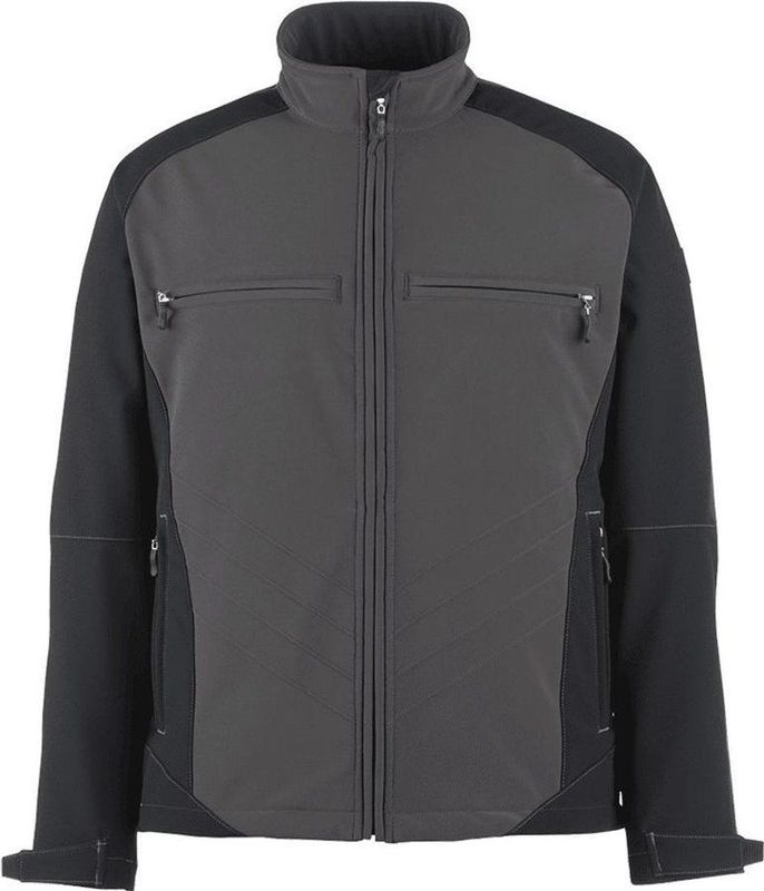 MASCOT® Herren Softshelljacke DRESDEN anthrazit, schwarz Größe 3XL