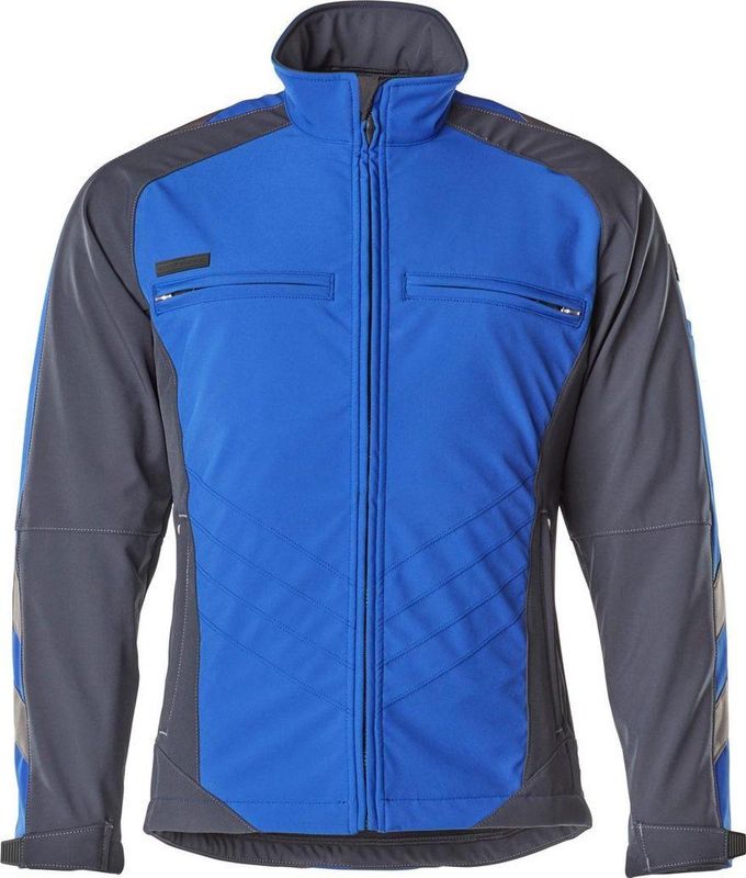MASCOT® Herren Softshelljacke DRESDEN kornblau, schwarz Größe L