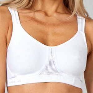 Pure Lime - Support - Sportbeha - Wit