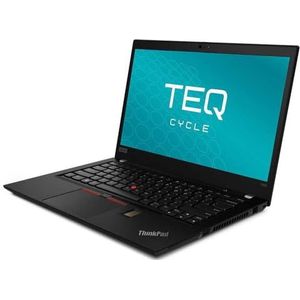 Teqcycle T490 14 inch laptop, Intel i5-8365U 1,6 GHz (4,1 GHz Turbo), 16 GB RAM, 256 GB M2 SSD, Full HD, Windows 11 Pro, Frans AZERTY-toetsenbord, 3 jaar garantie