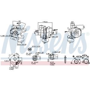 Turbocharger Mazda Nissens 93550