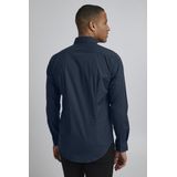 Casual Friday - Palle - Overhemd - Blauw - Katoen/Elastaan