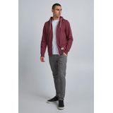 Blend - 701628 - Sweatjack - Zinfandel - Capuchonjack met Rits