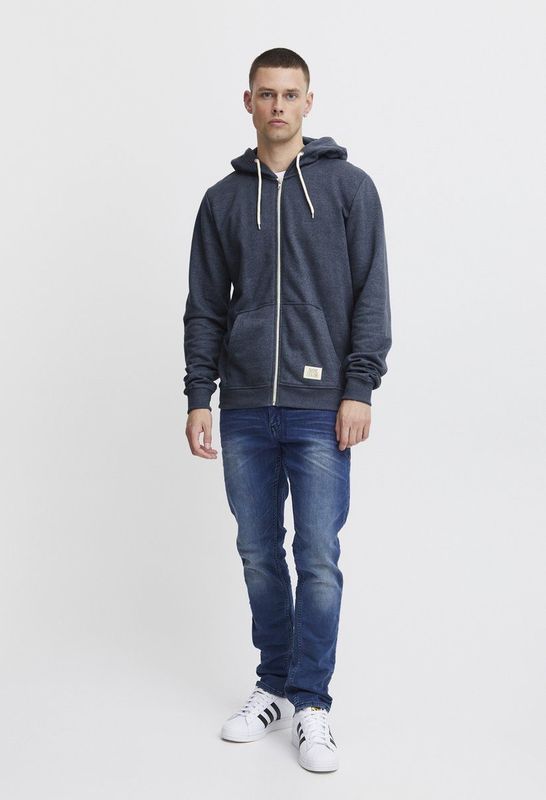 Blend - BHNOAH - Capuchonsweatvest - Blauw - Met Capuchon