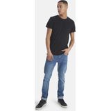 T-shirt - Zwart - Korte Mouwen - Ronde Hals - Zonder Sluiting