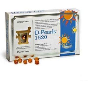 D-Pearls - Vitamine D3 - 38 μg - Gelatinecapsules - In Olijfolie