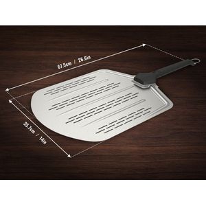 Witt pizzaschep met gaten - 14 Inch