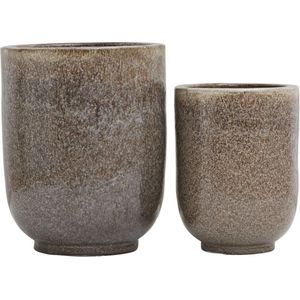 Pho bloempot set nougat