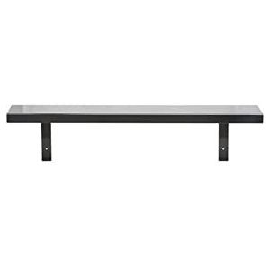 House Doctor Wandplank Raw Zwart 22 x 22 x 100