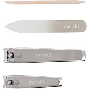 Meraki - Nagelkit - Inclusief Nagelriemtrimmer en Nagelknippers - Voor Gezonde Nagels