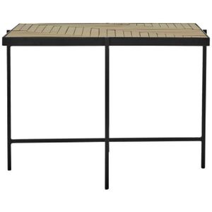 House Doctor - HDGrade - Salontafel - Beige - Keramisch - Zwart IJzer