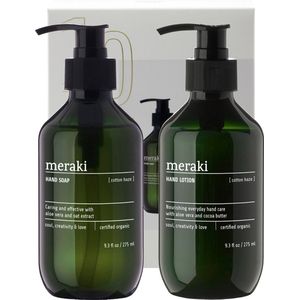 Meraki Gift Box, Cotton Haze, Hand Care, 275 ml + 275 ml