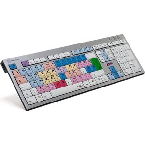 Logickeyboard - Avid Media Composer Slim Line - Toetsenbord - Zilver - USB