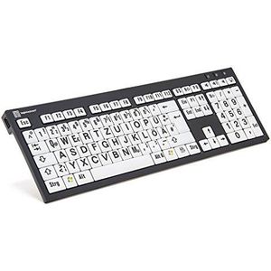 Logickeyboard XL afdrukken NERO (DE, Bedraad), Toetsenbord, Zwart