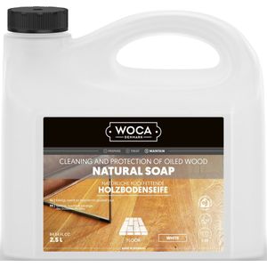 Houten Vloer Zeep - Wit - 2,5L  - Wit 2,5L