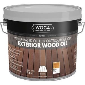 WOCA 617951A Exterior olie, natuur 2,5 l