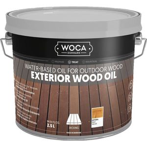 WOCA Exterior Wood Oil NATUREL - 2,5 liter