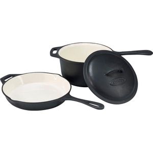 BON-FIREs-sSAUCEPAN & SKILLETs-sSET