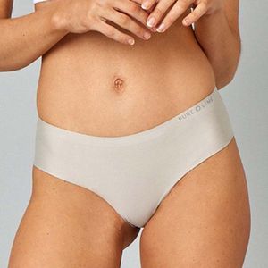 Pure Lime - Hipster – Duo Pack - Zand/Zwart – hardloopondergoed – sportonderbroek – dames – maat M