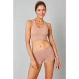 Pure Lime - sportonderbroek - dames - Hipster - naadloos Hardlopen - Roze - maat XS/S